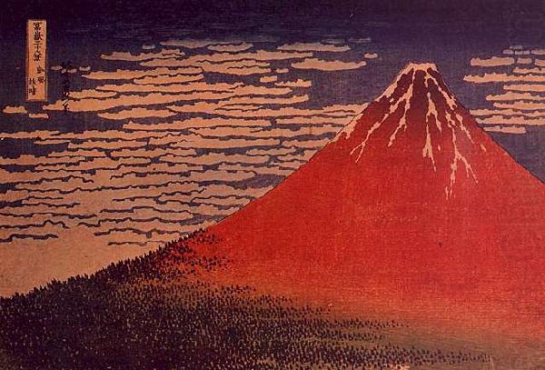 Katsushika Hokusai Mount Fuji in Clear Weather china oil painting image